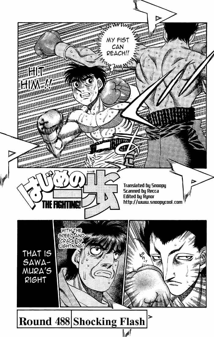 Hajime no Ippo: Fighting Spirit, Chapter 488 image 01